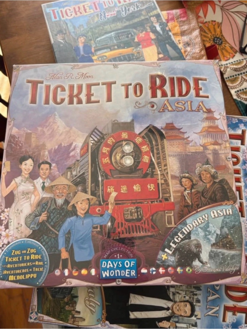 Ticket to Ride Board Game-Asia